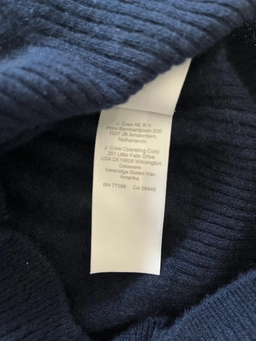 J. Crew Navy Crewneck Sweater